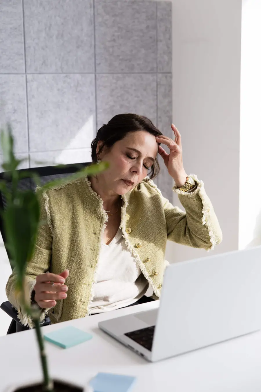Manager in kantoor heeft stress